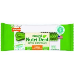 Nylabone Natural Nutri Dent Fresh Breath Limited Ingredients Small Dog Chews