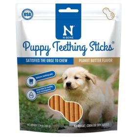 Bone Puppy Teething Sticks Peanut Butter Flavor