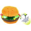 Li'l Pals Plush Hamburger Dog Toy