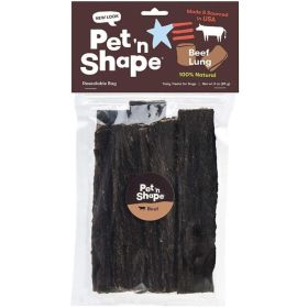 Pet 'n Shape Natural Beef Lung Strips Dog Treats