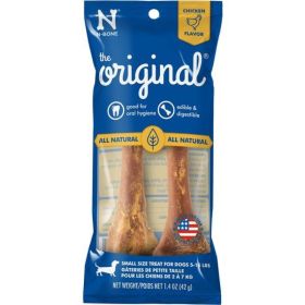 Bone The Original Chew Bone (Option: Chicken Flavor  Small  Dogs 515 lbs (2 Pack))