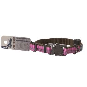 K9 Explorer Reflective Adjustable Dog Collar (Option: Rosebud  8"12" Long x 5/8 Wide)