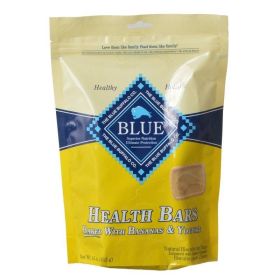 Blue Buffalo Health Bars Dog Biscuits (Option: Baked with Bananas & Yogurt  16 oz)