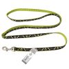 Pet Attire Ribbon Brown Paws & Bones Nylon Dog Leash